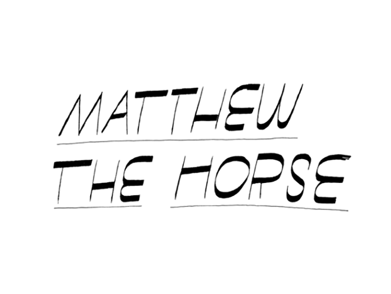 Illustrations, relationships, the internet and sexy hats with Matthew the Horse.